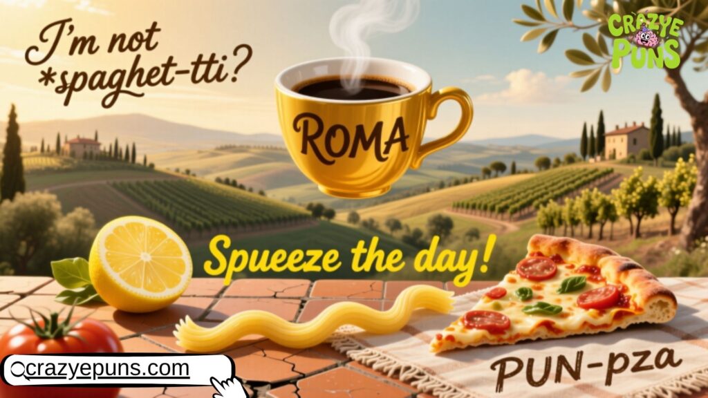 Aroma-tic Italy Puns to Savor