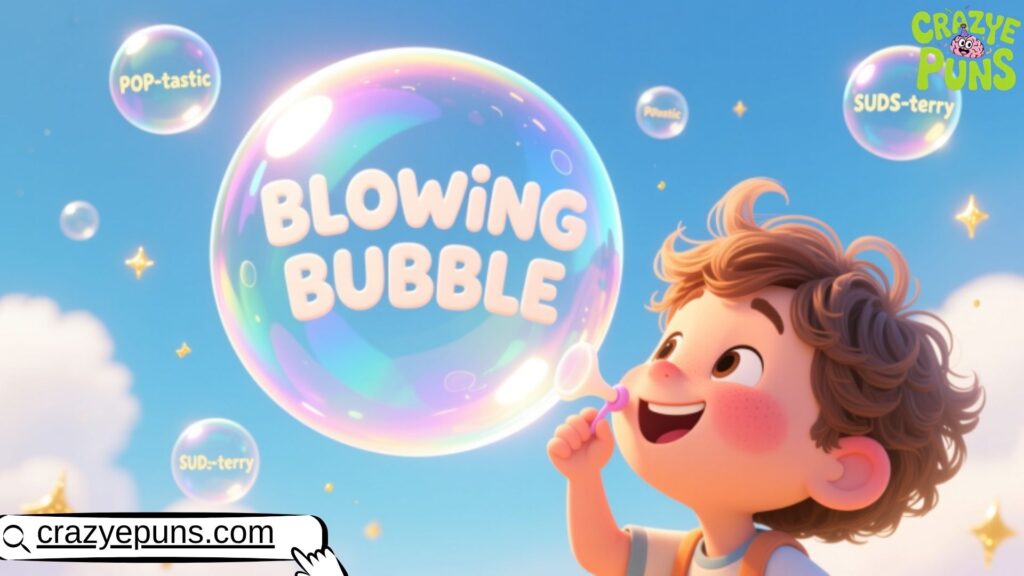 Blowing Bubble Puns 