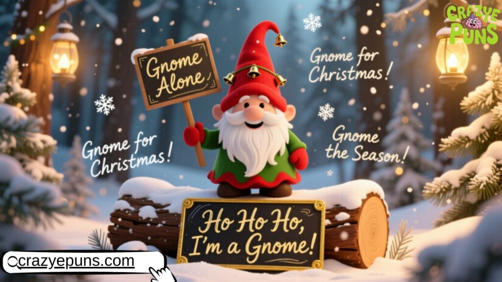 Christmas Gnome Puns