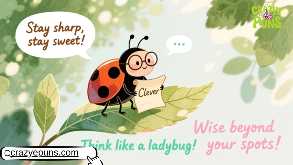 Clever Ladybug Phrases for Texts and Cards