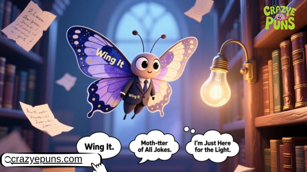 Clever Moth Puns That'll Wing It