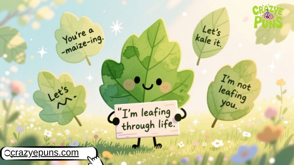 Cute Leaf Puns