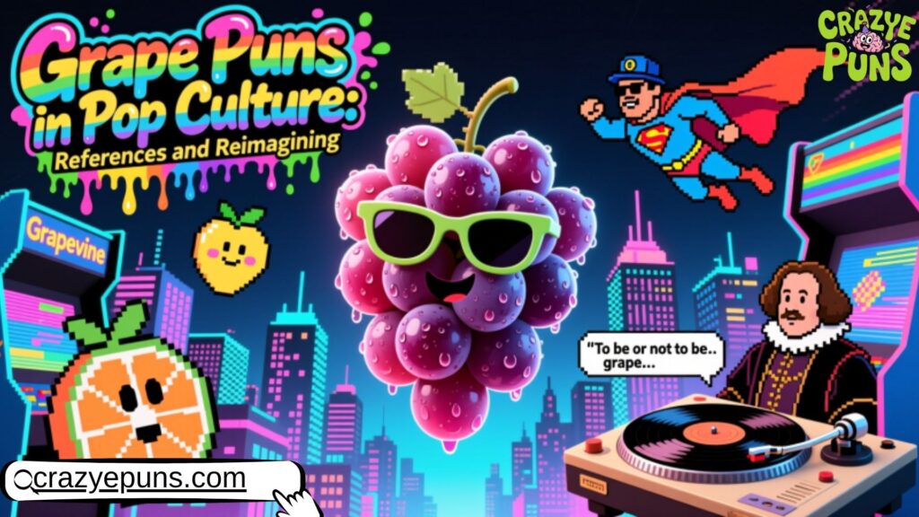 Grape Puns in Pop Culture References and Reimagining