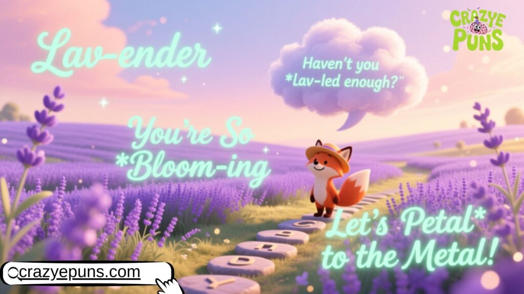 Lavender Land Where Puns Blossom 