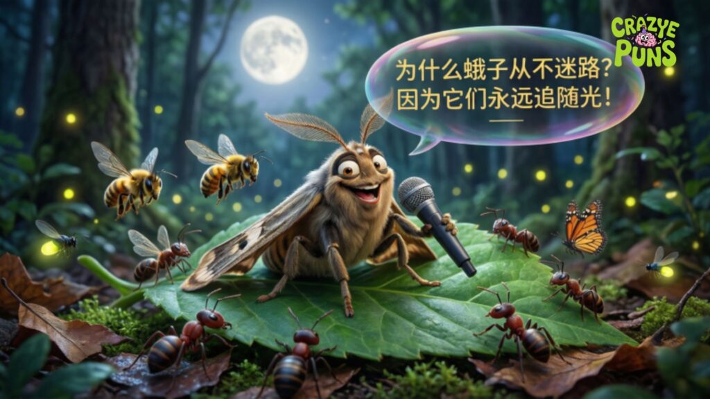 Moth Jokes About Nature Wild 