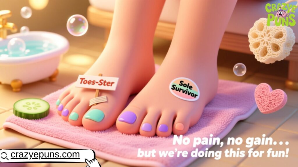 Pedicure & Self-Care Foot Puns 