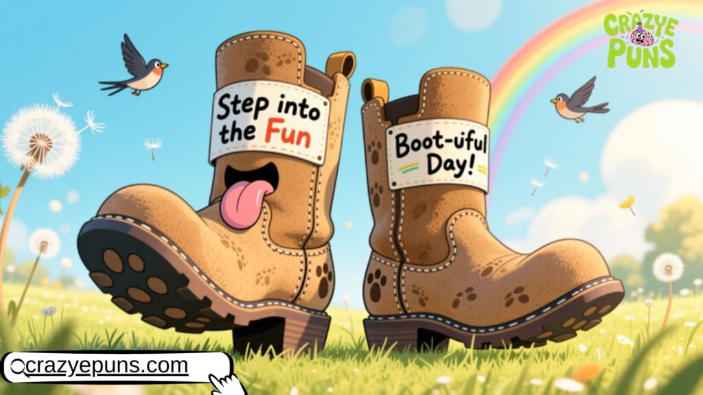 Playful & Pun-Focused Boot Lines