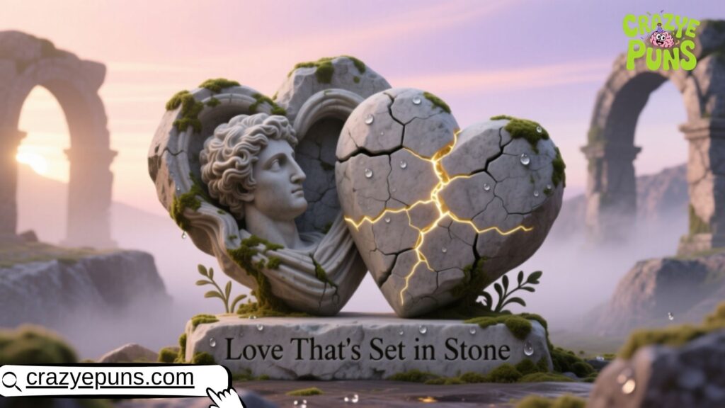 Rock and Relationship Puns Love That's Set in Stone