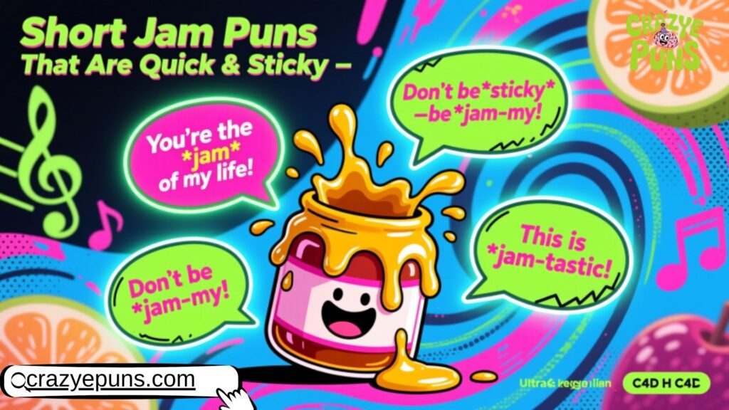 Short Jam Puns That Are Quick & Sticky 
