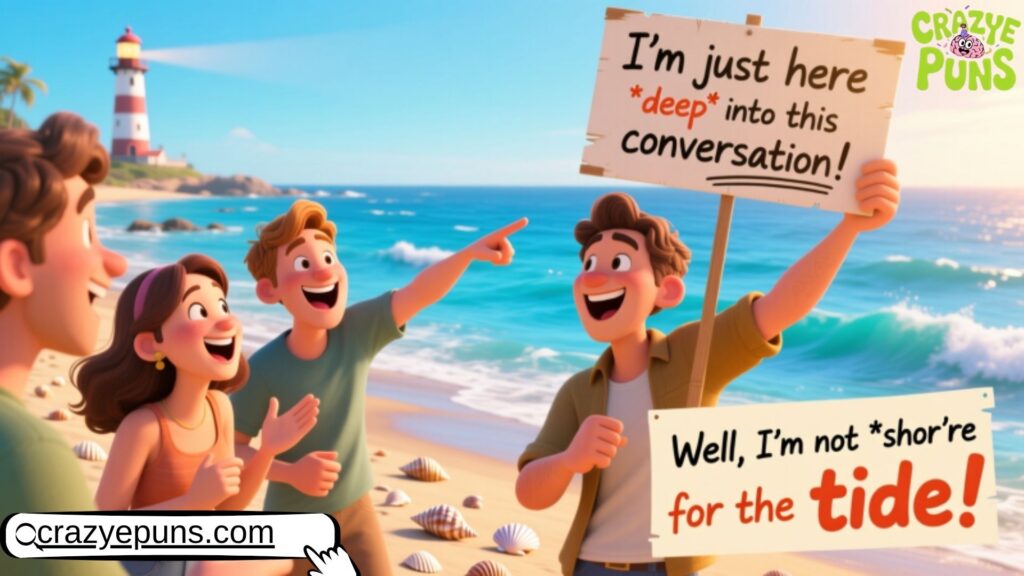 Use of Ocean Puns in Conversation