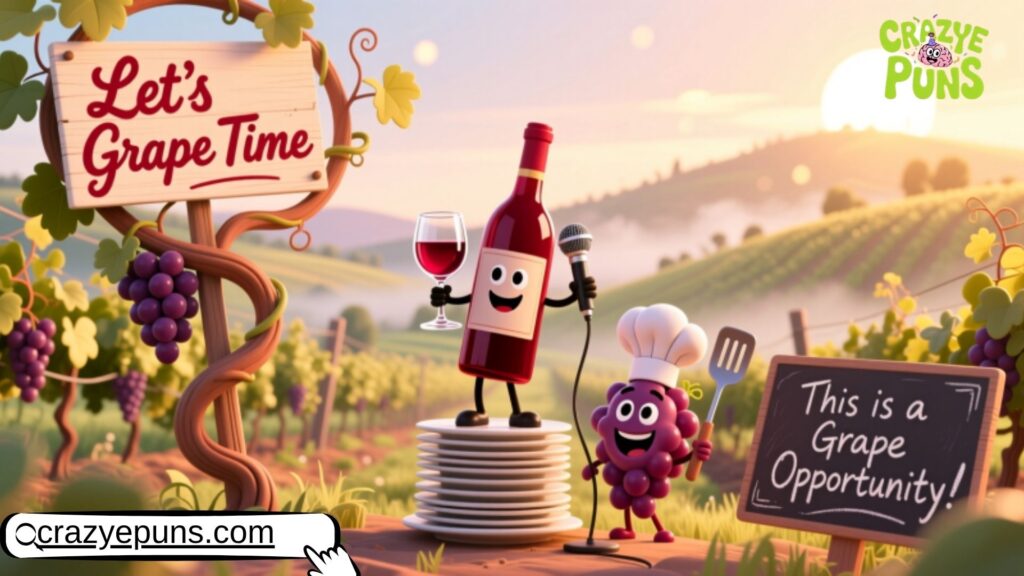 Wine and Dine Puns Straight from the Vineyards