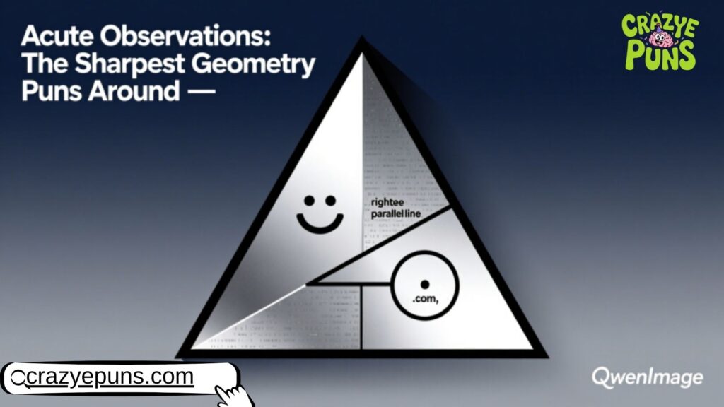Acute Observations The Sharpest Geometry Puns Around