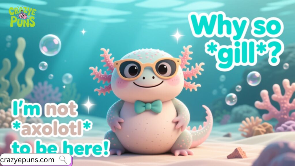Axolotl Puns Captions