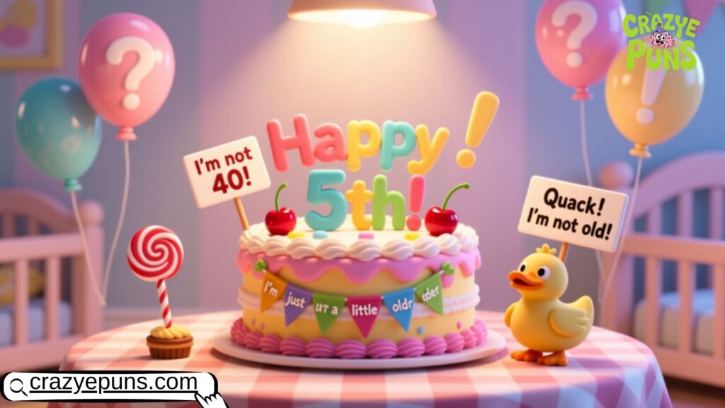 Birthday Cake Puns Age-Appropriate Humor