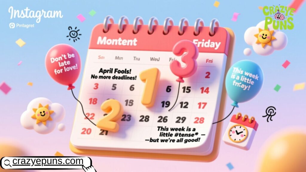 Calendar Puns and Jokes for Social Media
