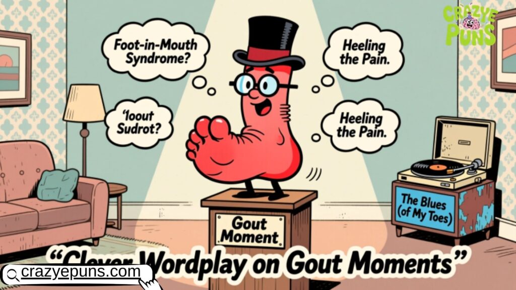 Clever Wordplay on Gout Moments