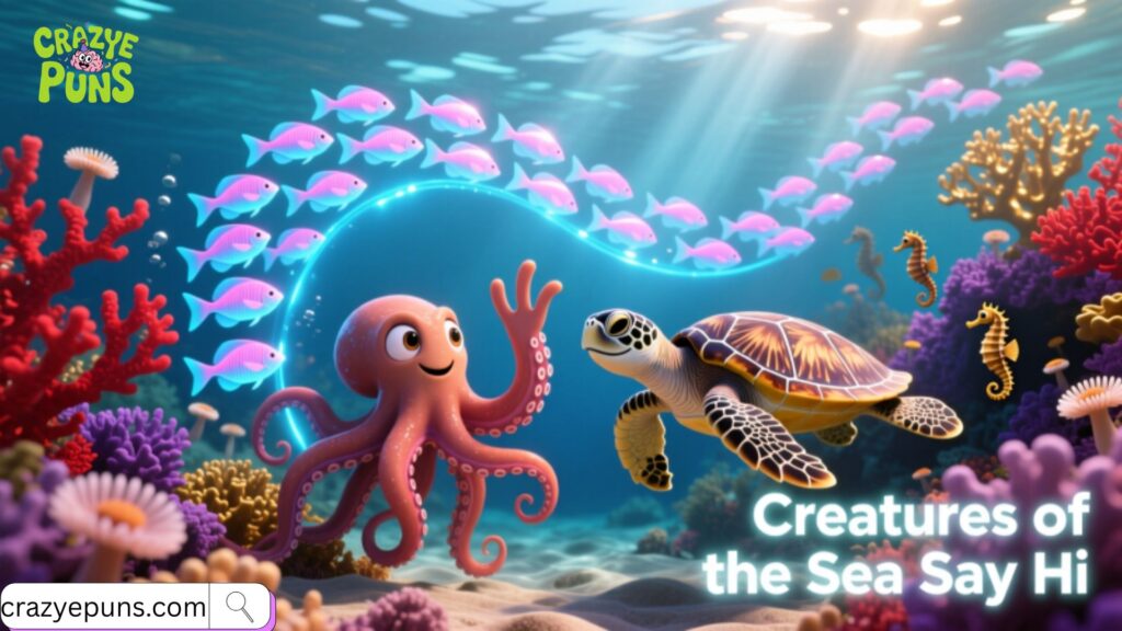 Creatures of the Sea Say Hi 
