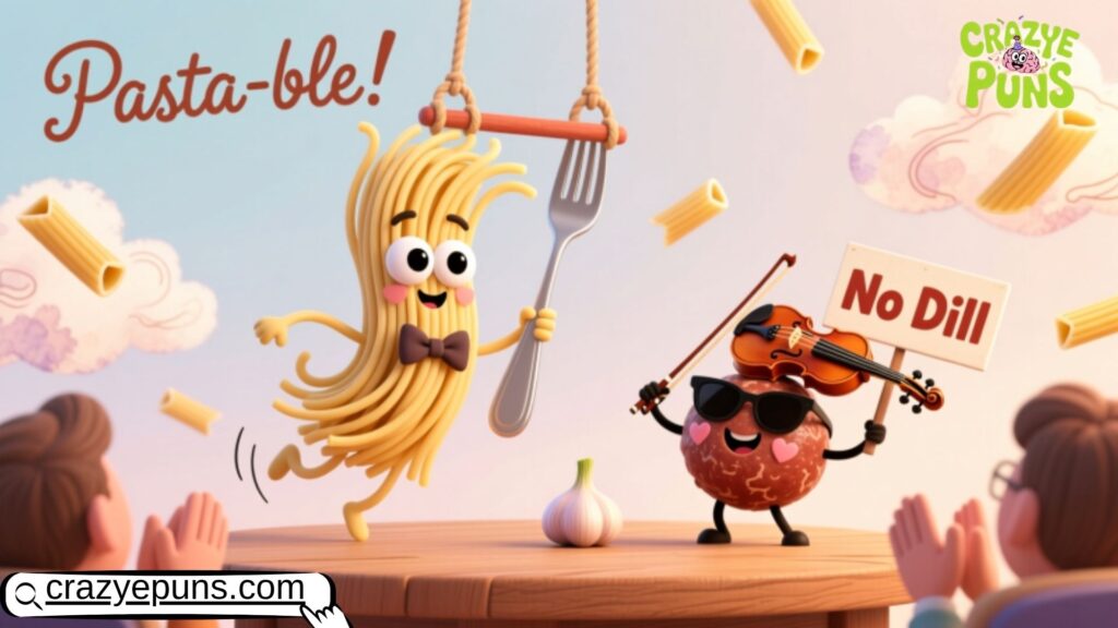 Cute & Funny Puns About Pasta