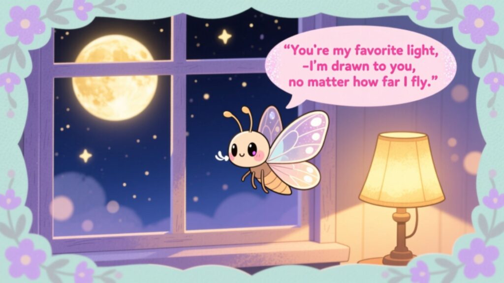 Cute Moth Pickup Lines for Flirty Conversations