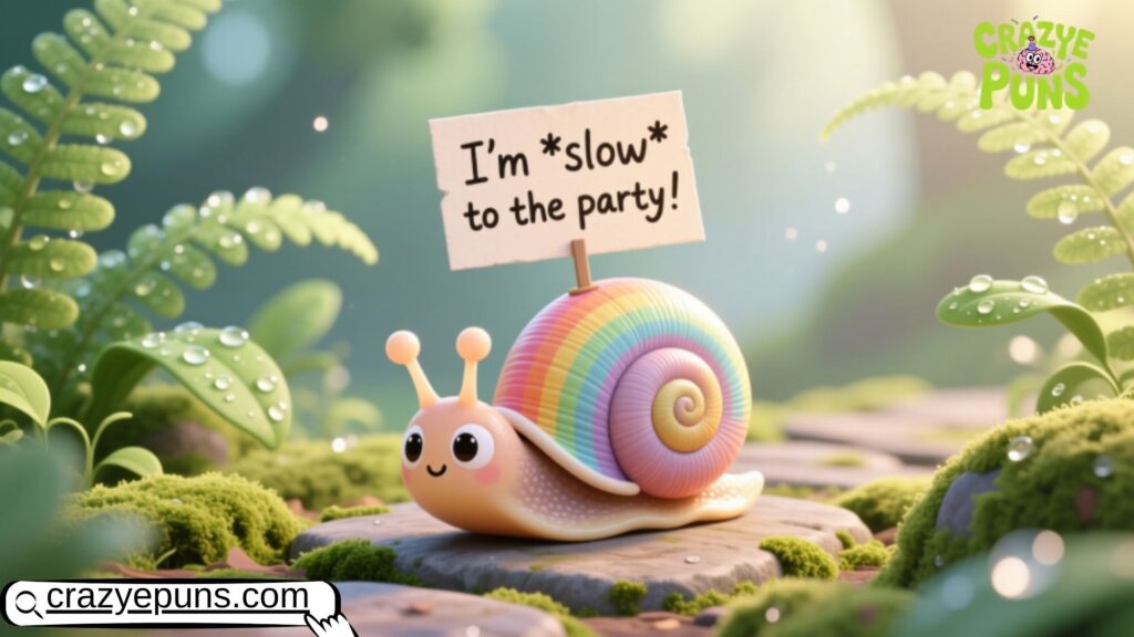 Cute Snail Puns 