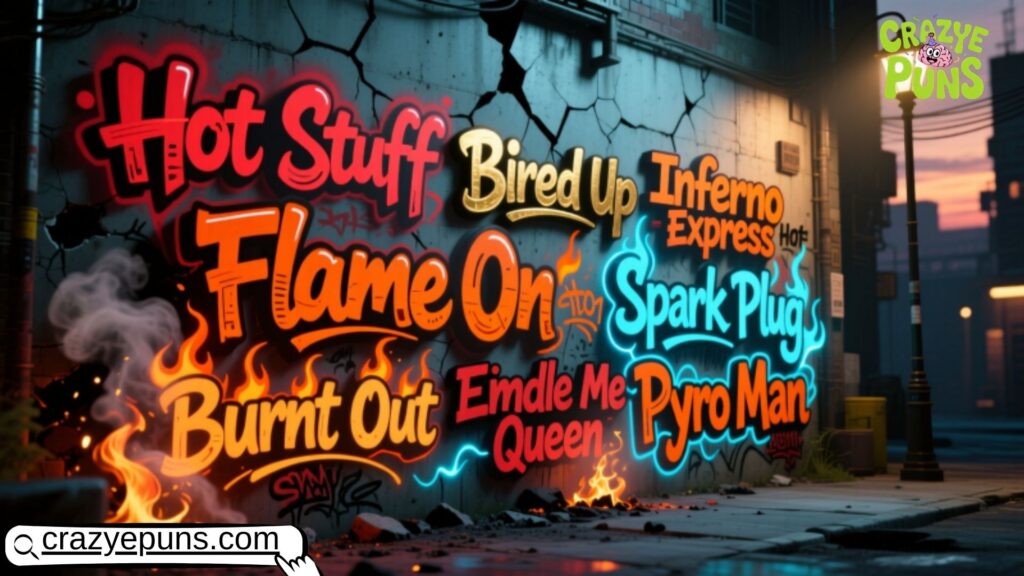 Fire Puns Names