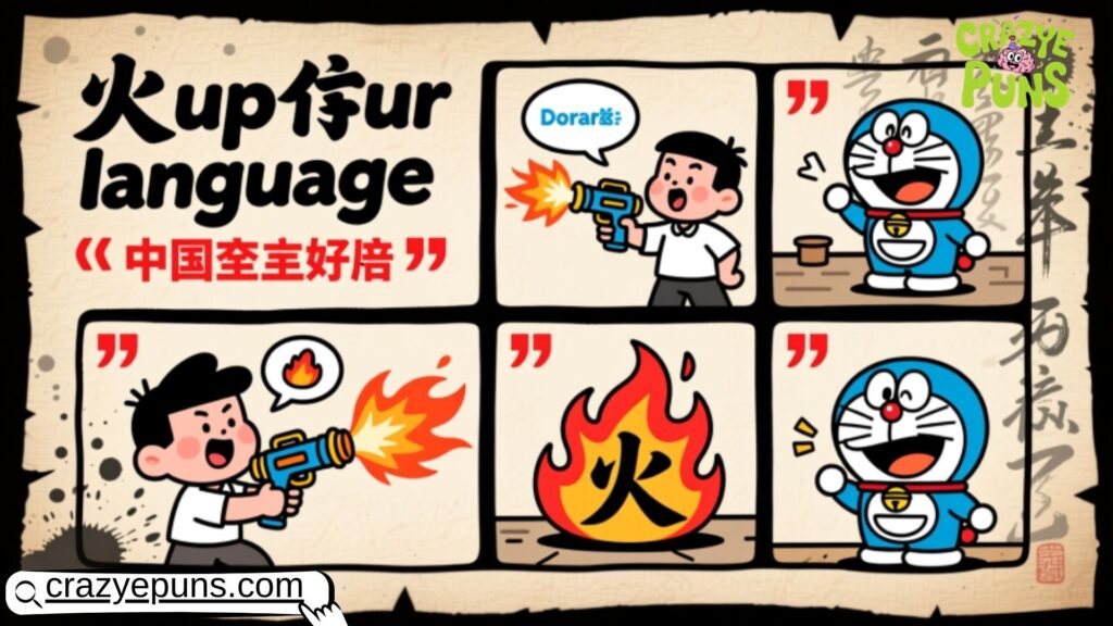 Fire Up Your Language Idioms Turned into Puns