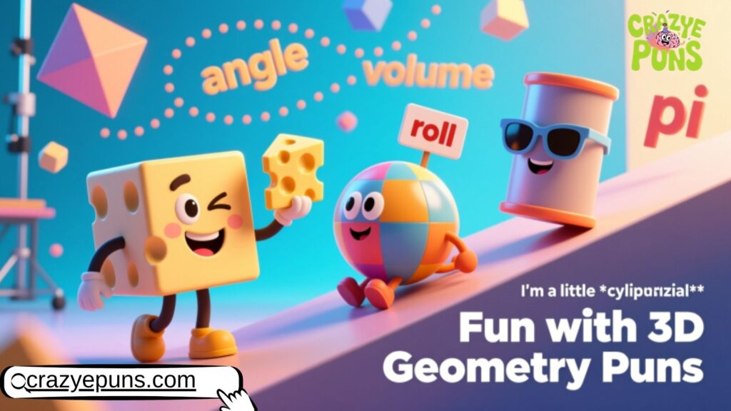 Fun with 3D Geometry Puns