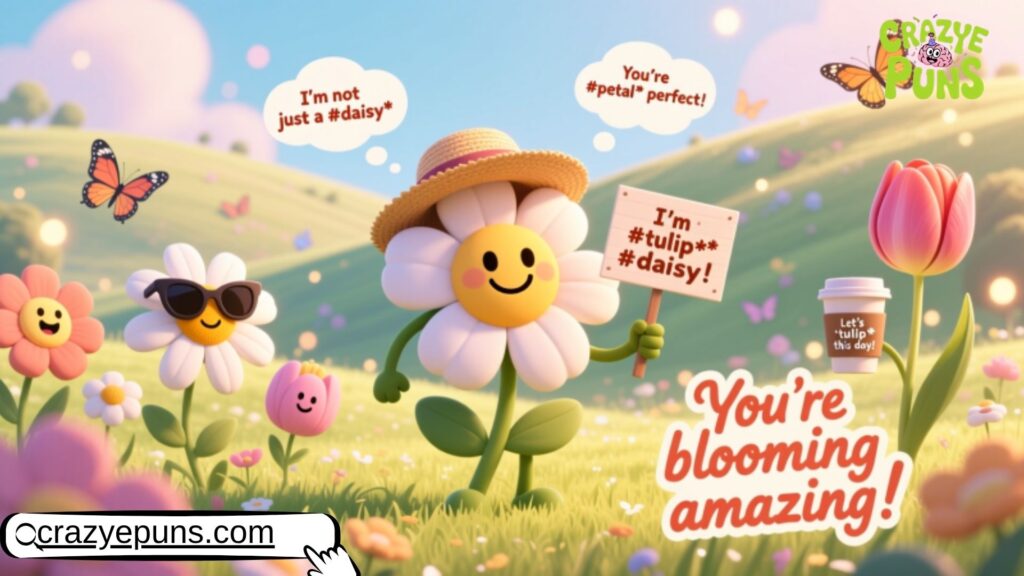 Funny Everyday Flower Puns 