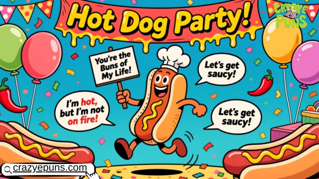 Funny Hot Dog Puns for Parties