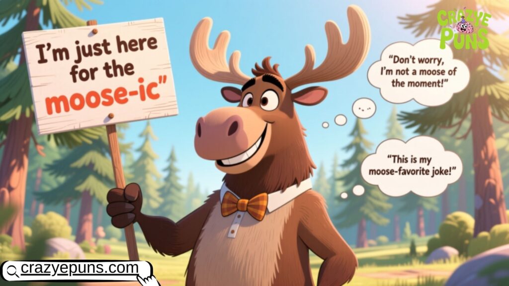 Funny One-Liner Moose Puns to Crack You Up