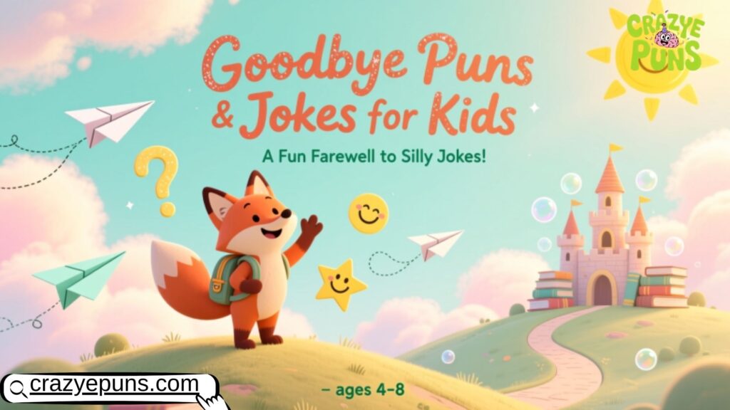 Goodbye Puns & Jokes for Kids 