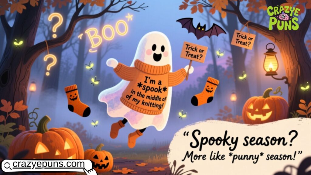 Long Halloween Puns (Story-Style) 