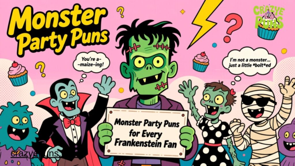 Monster Party Puns for Every Frankenstein Fan