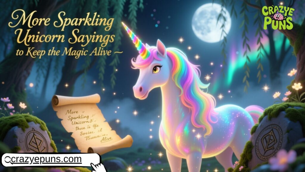 More Sparkling Unicorn Sayings to Keep the Magic Alive 