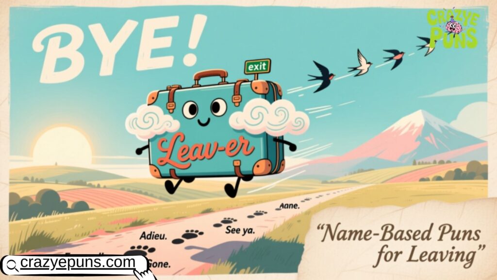 Name-Based Puns for Leaving 