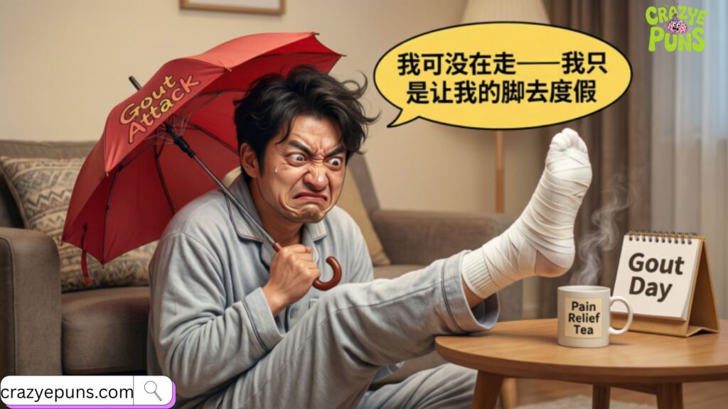 Painfully Funny Gout One-Liners That Will Make You Smile