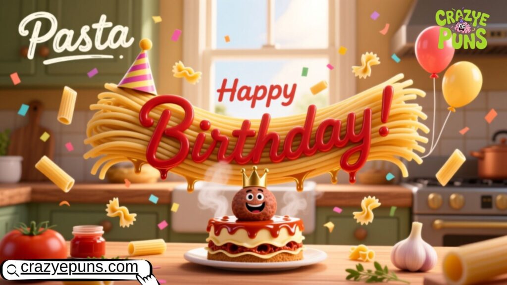 Pasta Birthday Puns 