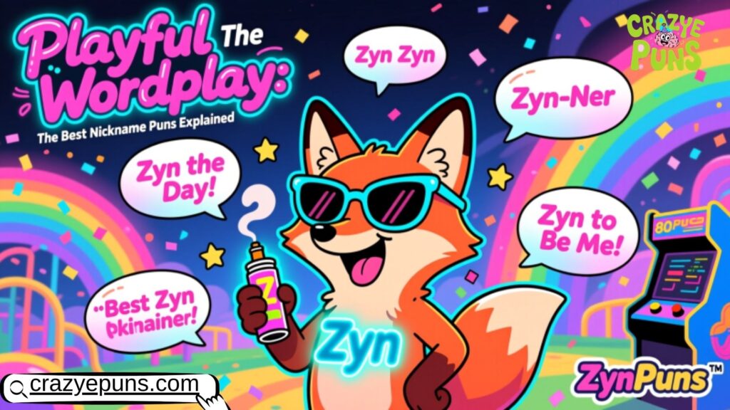 Playful Wordplay The Best Zyn Nickname Puns Explained