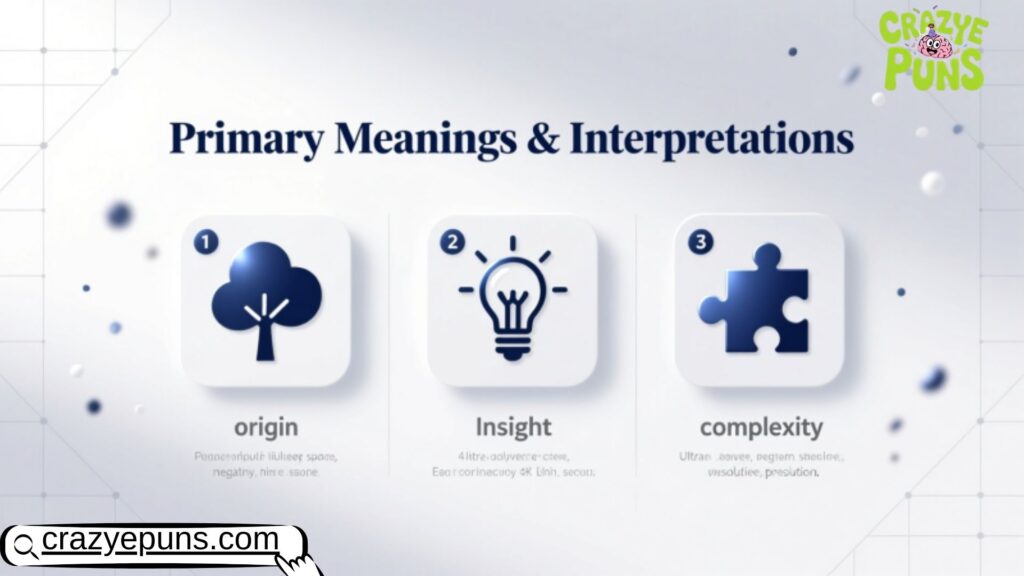 Primary Meanings & Interpretations