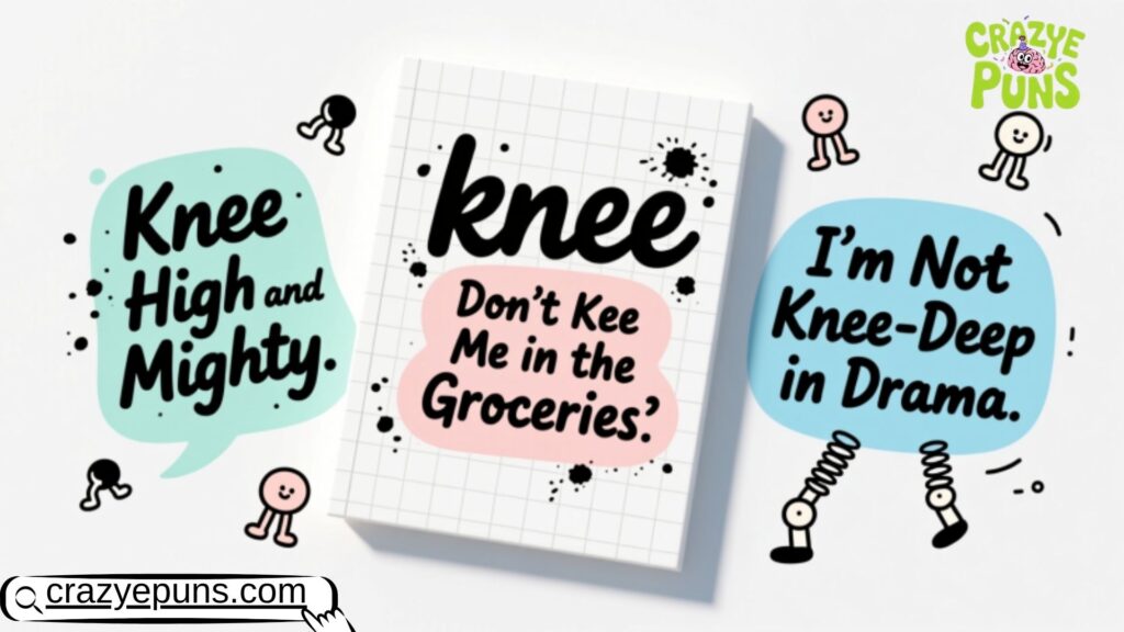Punny Knee SayingsQuotes