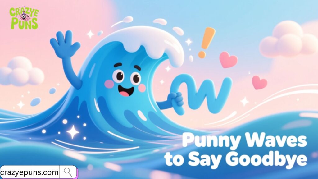 Punny Waves to Say Goodbye 