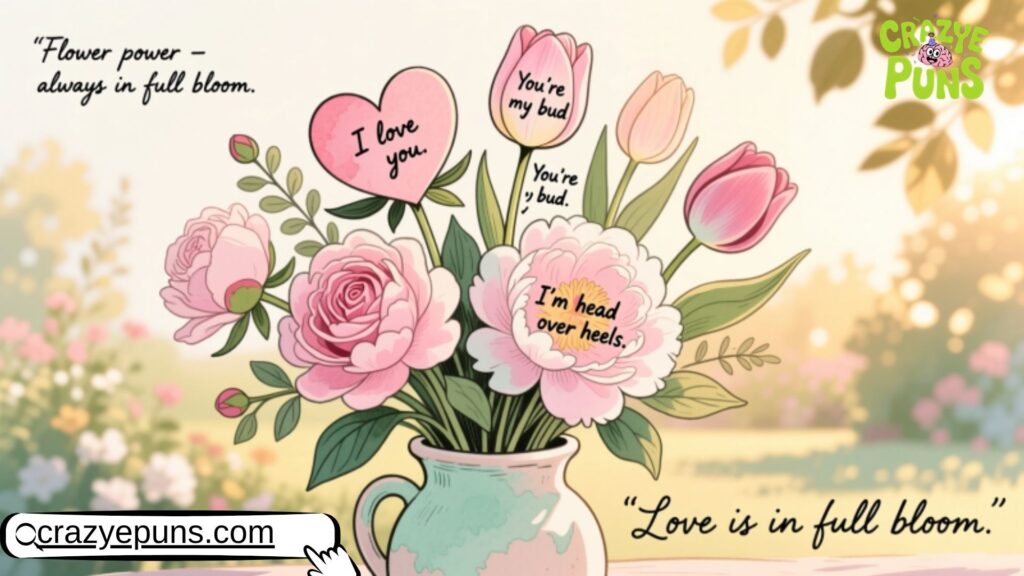 Romantic Flower Puns 