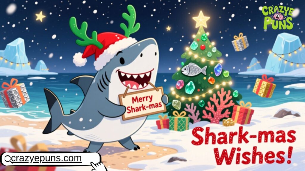 Shark Puns for Christmas 