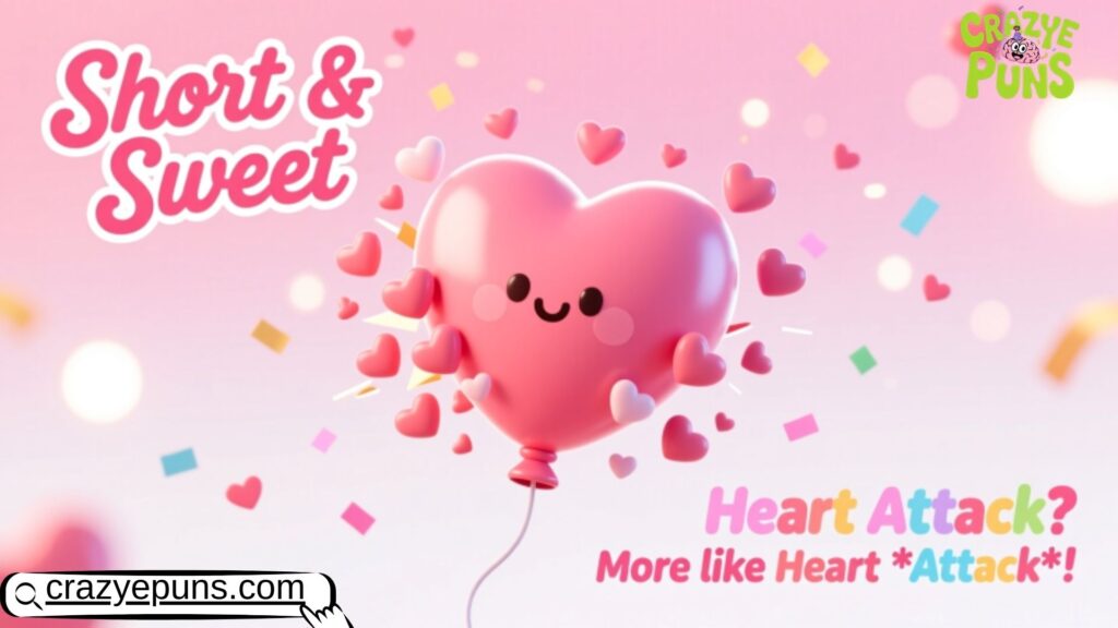 Short & Sweet Heart Attack Puns & Jokes for Captions