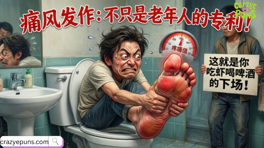 Side-Splitting Jokes About Gout Attacks