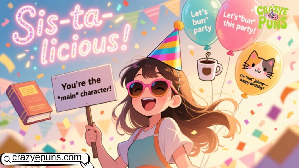 Sister Birthday Puns and Jokes 