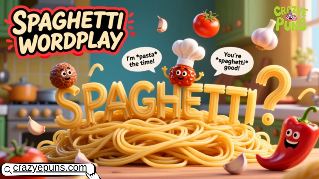 Spaghetti Wordplay Funny Puns 