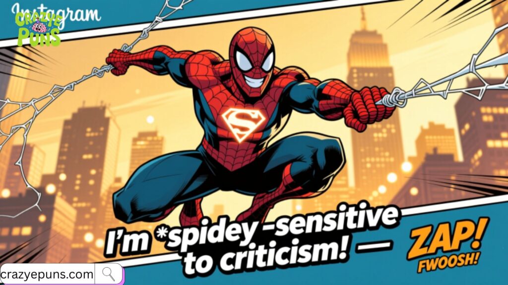 Spiderman Puns for Instagram 
