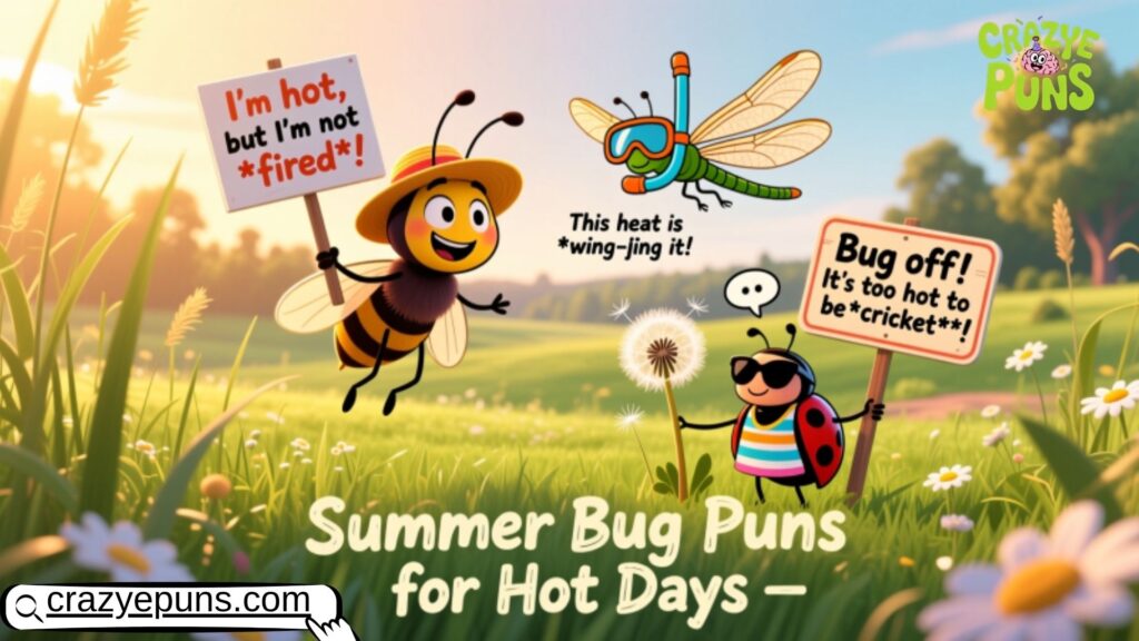 Summer Bug Puns for Hot Days