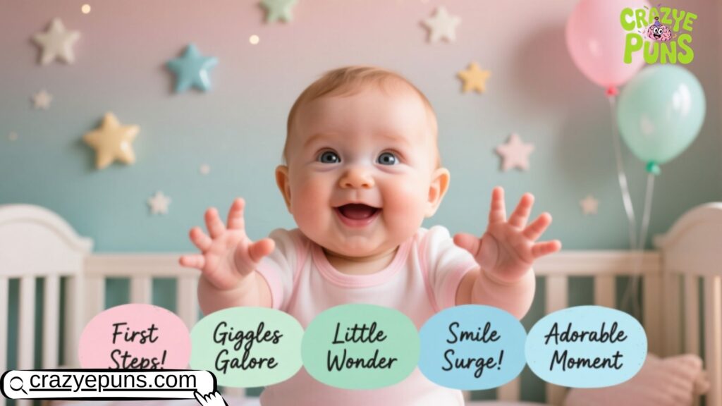 Sweet Two Word Captions for 11 Month Milestones